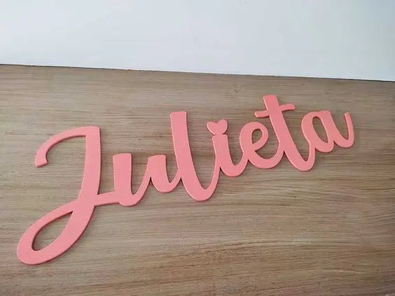 Letrero de Madera Personalizado con Nombre - Sublimatumundo24